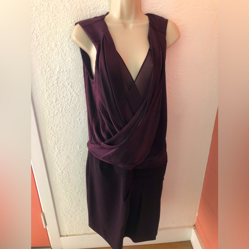 Diane von Furstenberg dress silk spandex and polyester. Sz10